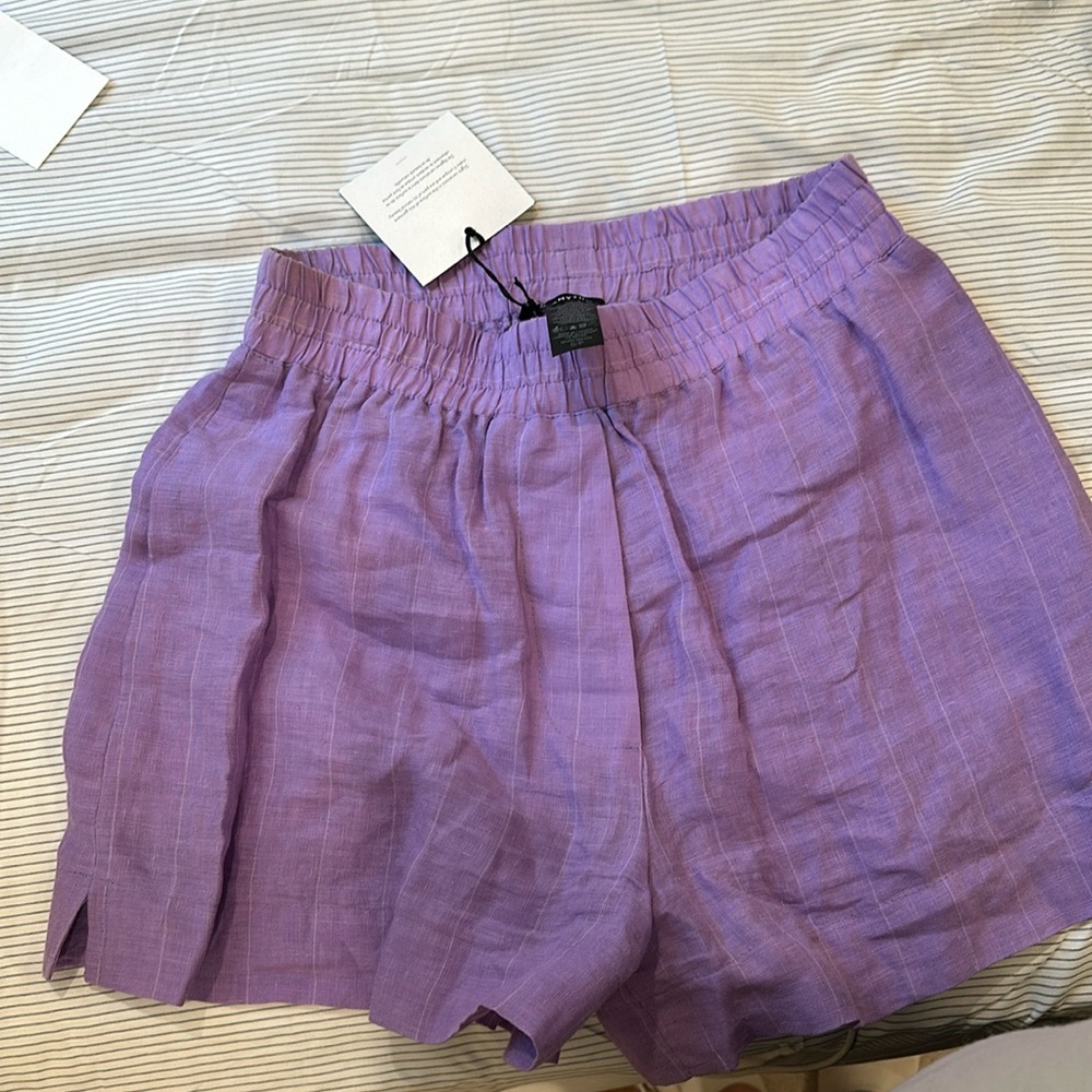 Smythe NWT purple shorts